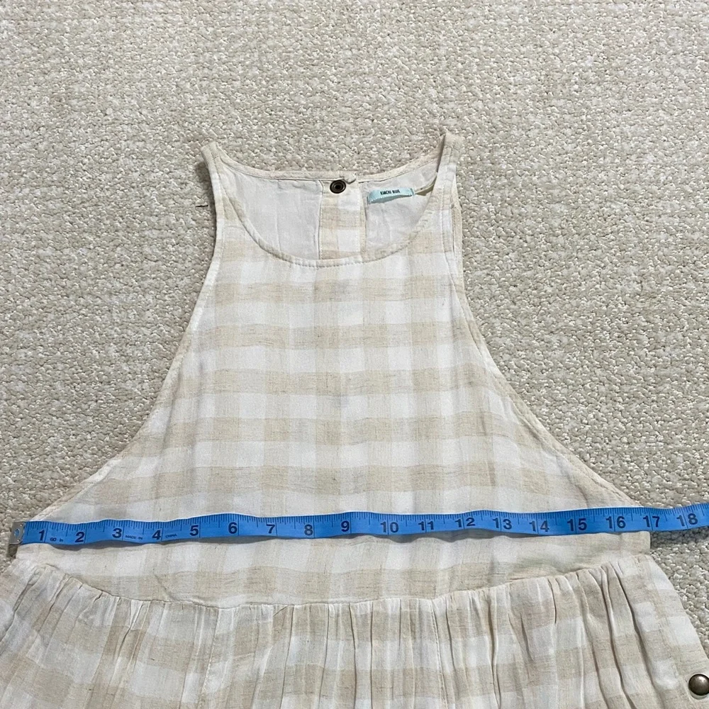 Kimchi Blue Cream Plaid Midi Dress - Picture 11 of 16